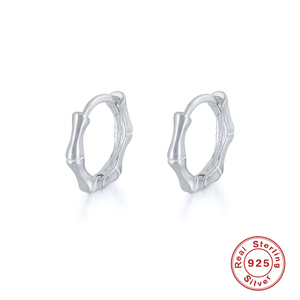 Par de Pendientes de Aro Redondos de Plata de Ley S925 para Mujer 2021 - Product Image 2
