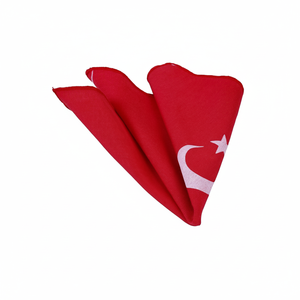 Pañuelo con bandera de Türkiye de Estrella Blanca Roja y Media Luna - Product Image 2