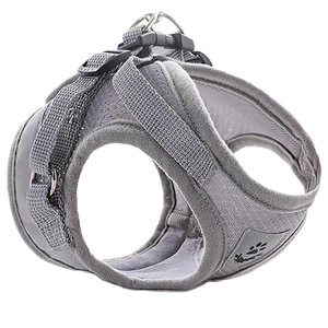 Arnés estilo chaleco para perros, ajustable para perros pequeños, equipo rojo para pasear mascotas - Product Image 4