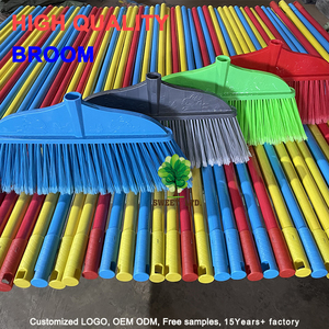 Cabezal de Escoba de Plástico con Fibra Suave de 350mm para Interiores, con Palos de Escoba, de Proveedores Chinos - Product Image 5