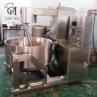 Machine à sauter automatique CHEFMAX, machine à mélanger automatique à gaz avec agitateur