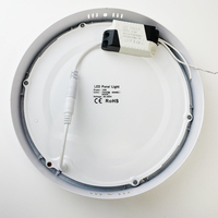 Led surface 18w ronde panneau lumineux AC85-265v CE ROHS panneau lumineux plafond lumière LED surface mount