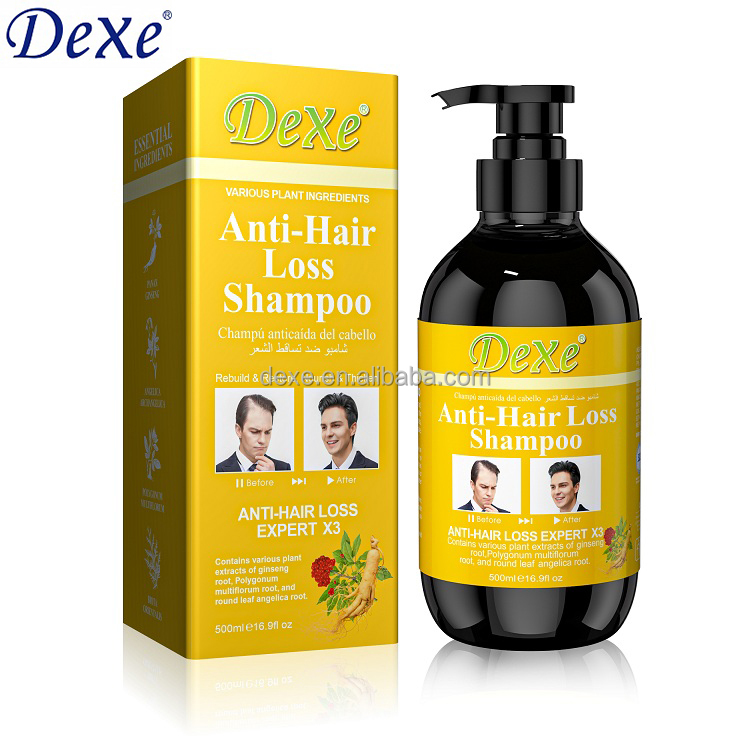 DEXE Custom OEM Private Label Ginseng Ginger Anti-Hair Loss Shampoo Cream 2-in-1 Formula Deep Cleansing Strengthens Regrowth Men