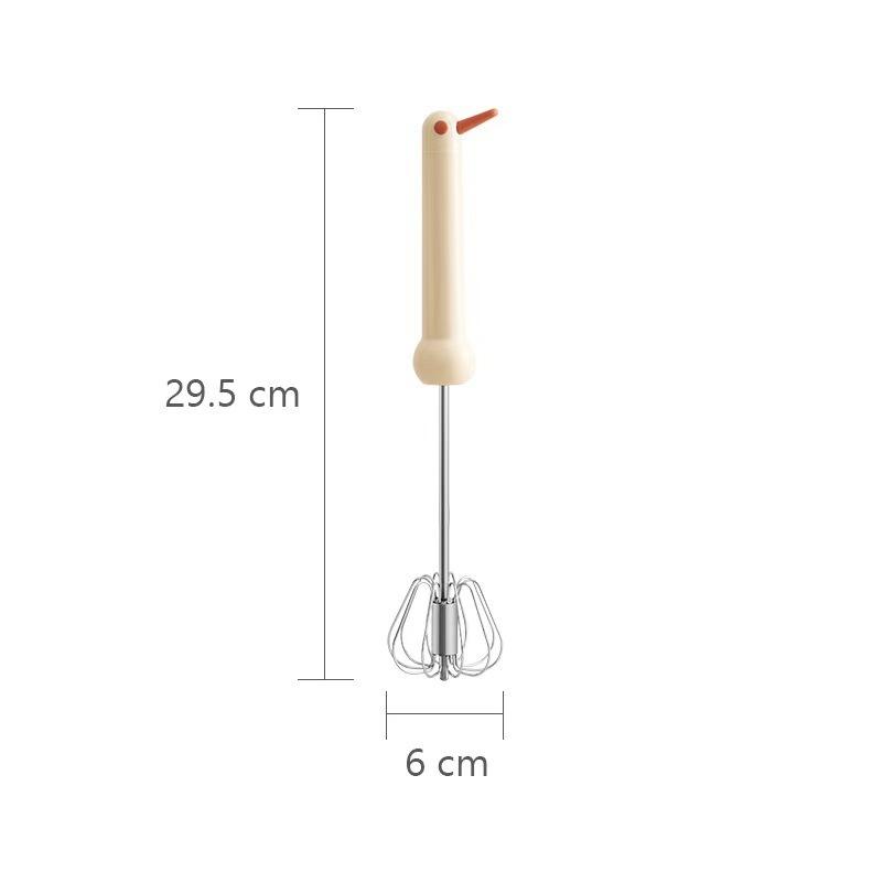 เครื่องตีไข่กึ่งอัตโนมัติ Bird [สีเบจ ขนาดเล็ก]