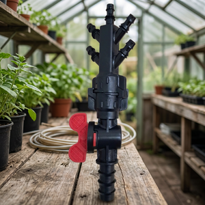 Vietdrip – Vannes de collecteur 5 voies avec filtre, moulage par injection plastique vierge, fourni directement par l'usine, collecteur droit 1-4 bars pour - Product Image 3