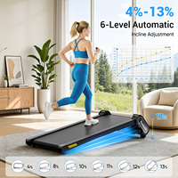 Tapis de marche inclinable automatique EU Warehouse 13% pour brûler les calories et perdre du poids