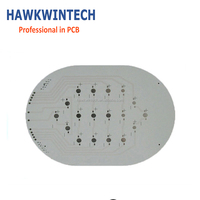 Hawkwintech Custom Automotive LED Ambient Light PCBA 1.6mm Papan PCB FR4 Tahan Tegangan Tinggi Aplikasi AI/ML 1 PCS MOQ