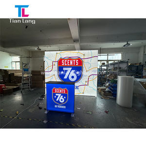 TianLang cadre en aluminium Double face boîte à lumière LED forme Rectangle Expo Seg publicité graphique cabine sans cadre - Product Image 1