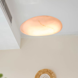 Luz de techo LED creativa en forma de huevo, diseño minimalista para dormitorio, pasillo, y Villa Hotel, fuente de alimentación de CA con Base metálica - Product Image 2