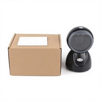 Lecteur de codes-barres 2D filaire de haute qualité pour scanner continu sur ordinateur de bureau, idéal pour les systèmes de point de vente des supermarchés