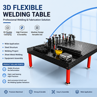 Plateforme de soudage 3D de taille personnalisable, table de soudage modulaire nitrurée à haute planéité pour le soudage par lots