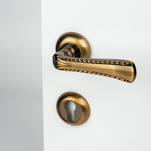 Bán buôn Hợp kim kẽm sang trọng cổ điển phong cách Châu Âu cửa gỗ LEVER xử lý chất lượng cao Cửa xử lý - Product Image 4