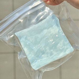 Ocean Blue Transparent <b>Brick</b> Squishy <b>Toy</b> New Refreshing Wave Design for Kids and Adults Stress Relief Decompression Gift - Product Image 2