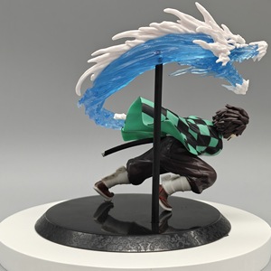 Katana de Demonio <span class=keywords><strong>Kimetsu</strong></span> de 18 cm, Versión de Batalla Figura de Kamado Tanjirou, Estatua de PVC, Figura de Anime, Juguetes para Adultos - Product Image 4