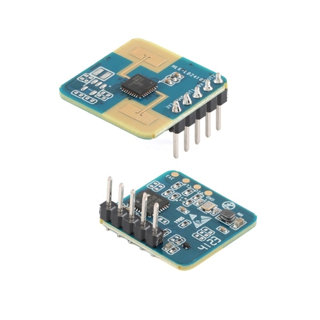 HLK-LD2410S 24G mmWave FMCW Millimeter MM Wave 8M Human Presence Status Radar Sensor Motion Detection Module LD2410S 3.3V 0.12mA