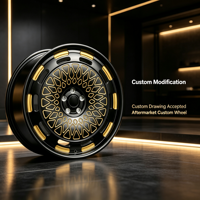 Nouvelles jantes de course forgées géométriques rétro pleine face 6061-T6 5x112/5x120 pour berlines de luxe et grands SUV, amélioration pour Cullinan Phantom