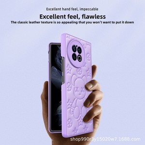 Nouveauté e-commerce : Coque pliable pour Vivo X Fold, motif ours violent de dessin animé, toucher doux, protection intégrale anti-chute, réduction de 80% - Product Image 2