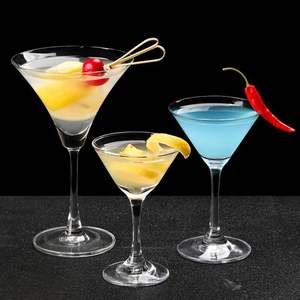 Creative Bar <b>Cocktail</b> Set - Unique Martini & Margarita <b>Glasses</b> with Champagne Flutes for Home & Party - Product Image 5