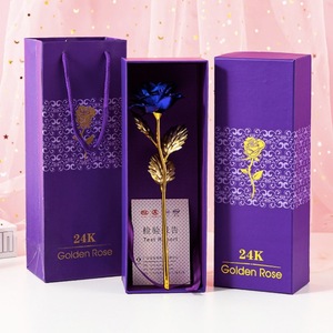 Rosa in scatola viola galaxy oro rosa Infinity Rose di plastica regalo di fiori per sua moglie mamma regali di compleanno di <span class=keywords><strong>san</strong></span> <span class=keywords><strong>valentino</strong></span> - Product Image 2