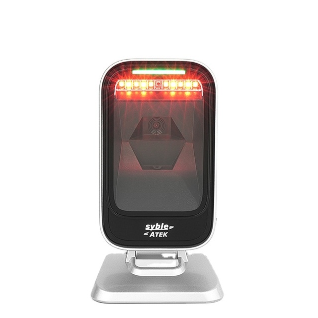 Quick and Accurate AK 9208 Desktop Wired Barcode Scanner USB COM Interface Handfree Barcode Reader