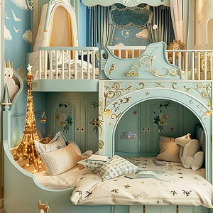 Design personalizzato di letti <span class=keywords><strong>per</strong></span> bambini di grandi dimensioni, casette, <span class=keywords><strong>mobili</strong></span> artistici <span class=keywords><strong>per</strong></span> bambini e letti castello <span class=keywords><strong>per</strong></span> ville - Product Image 2
