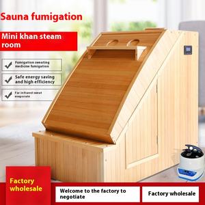 <span class=keywords><strong>Mini</strong></span> Modern Design Tomalin Khan Stoomdoos Massief Hout Mobiele Saunaruimte Ver Infrarood Verwarming Elektrische Mobiele Stoomsaunakamer - Product Image 2