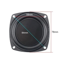 Woofer radiateur basse haut-parleur passif 2/3/4 pouces basse fréquence haut-parleur diaphragme Vibration plaque bricolage