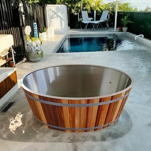 Refroidisseur de bain à remous en acier inoxydable pour 2 personnes pour la récupération sportive et le bain plongeant froid - Product Image 4