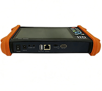 Testeur CCTV coaxial HD 7 pouces, compatible CVBS TVI CVI, affichage 1280x800, entrée/sortie HD avec clavier rétroéclairé