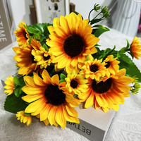 Bouquet de roses artificielles en soie en gros pour Noël, mariage, décoration intérieure - Couleur et style personnalisables, durables et respectueux de l'environnement