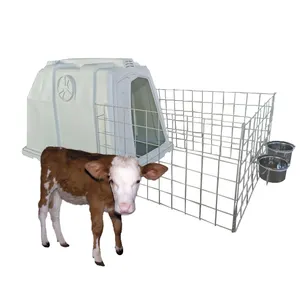 Hot Sell New Design PE Calf Hutch Cattle Farm Equipment Animal Husbandry Calf House Cage