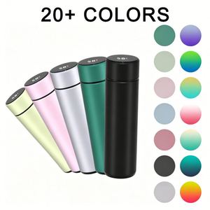 Botella de Agua Inteligente Clásica de 500 ml, de Acero Inoxidable, Doble Pared, Aislada al Vacío, con Pantalla LED de Temperatura, para Camping - Product Image 5