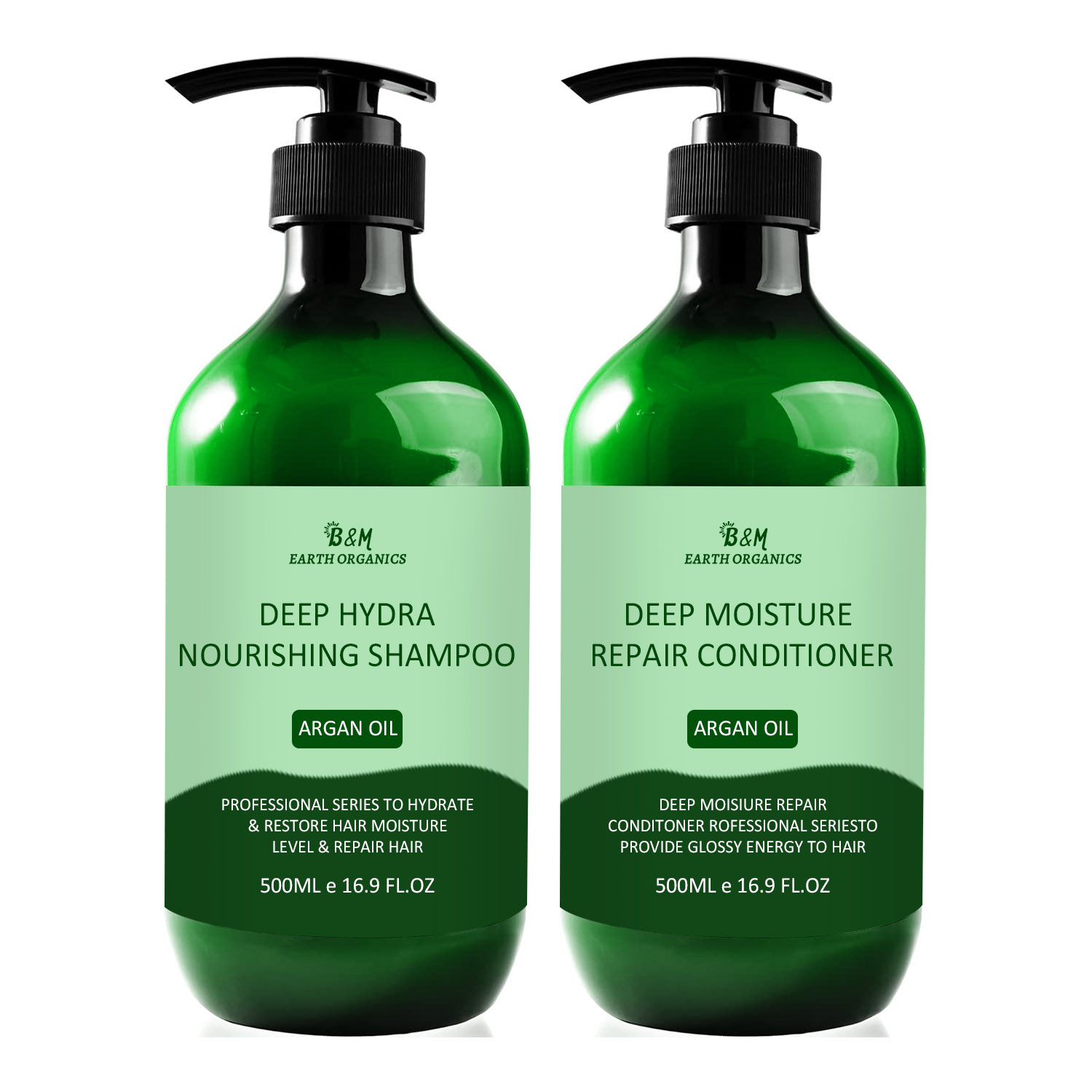 Free Shipping Hair Care Products Vegan Private Label Sulfate Free Hair Care Sets Argan Oil Shampoo and Conditioner