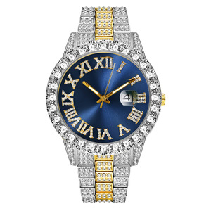 Orologi da uomo maschili orologi al quarzo di lusso in acciaio inossidabile con diamanti alla moda orologio luminoso con orologio da regalo <span class=keywords><strong>calendario</strong></span> - Product Image 6