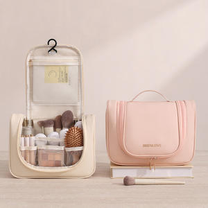 Trousse de maquillage Beenlove Off White, sac de voyage suspendu pour organiser les cosmétiques lors de vos voyages - Product Image 4