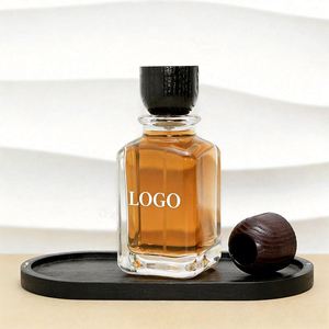 Flacon de parfum en verre carré spécial de 50 ml avec vaporisateur à sertir, flacons de parfum transparents de 30 ml et 100 ml - Product Image 2