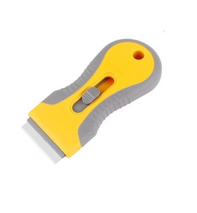 Vehicle Car Sticker Wrap Tools Plastic Razor Blade Glass Window Scraper