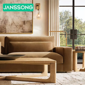 高級五つ星ホテルのロビー用ソファベッド、快適なオフィスビル用ソファ、ヴィラのリビングルーム用ソファ家具セット、室内家具 - Product Image 1