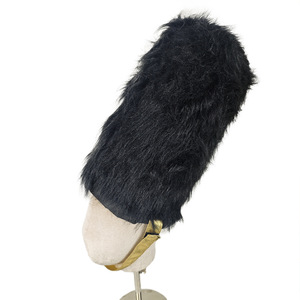 Manwu usine haut <span class=keywords><strong>en</strong></span> peluche Praet garde chapeau classique noir rétro Costume accessoire pour drame historique scène Performance fête - Product Image 6