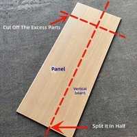 Carrelage d'escalier antidérapant en porcelaine mate à effet bois, épaisseur 10 mm, découpe en une seule pièce, adapté aux escaliers intérieurs d'hôtels et de villas
