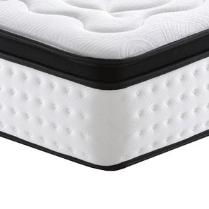 OEM/ODM Full Queen King Size 12 in King Luxury Mattresses Top Latex Memory Foam Hotel Pocket Spring Bed Mattress for Bedroom - Product Image 1