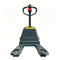 Mini transpalette électrique complet 1500 kg avec batterie au lithium, petit transpalette électrique pour le déplacement de marchandises en entrepôt de petite taille