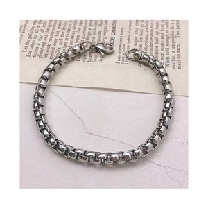 Bracelet plaqué or 24 carats, fournisseur transfrontalier Alibaba pour grossistes, acier inaltérable, poids en grammes par pièce - Product Image 1