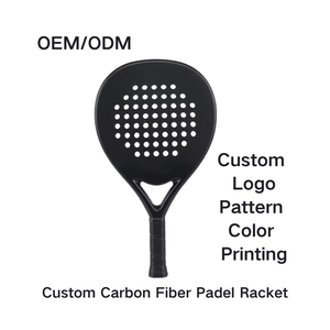 <span class=keywords><strong>Raquette</strong></span> de <span class=keywords><strong>padel</strong></span> en fibre de carbone personnalisée OEM/ODM - Légère et durable pour l'entraînement et les matchs - Product Image 1
