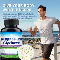Ausreson Magnésium Glycinate Complexe 3-en-1 Comprimés Suppléments OEM 400mg 500mg Prix Sommeil Muscles Comprimés de Magnésium Glycinate