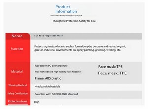 Mới <span class=keywords><strong>q</strong></span>-loại duy nhất có thể mặt nạ dễ dàng để mặc chống khí mặt lá chắn với lưới che đầu cleanable mặc phong cách - Product Image 2