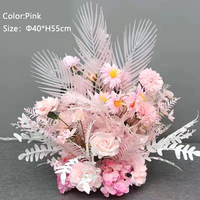 Décoration de Mariage Centres de Table Floraux Fournitures de Fête Fleur Artificielle Faite Main de Luxe