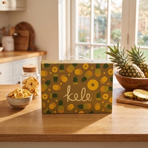 Caja de Regalo Premium para Frutas, Empaque de Papel Plegable para Colección de Frutas Navideñas - Product Image 2