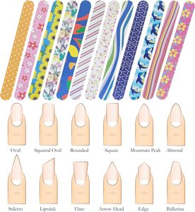 Juego de limas de uñas personalizadas de doble cara con grano 180/180, las más vendidas - Product Image 3