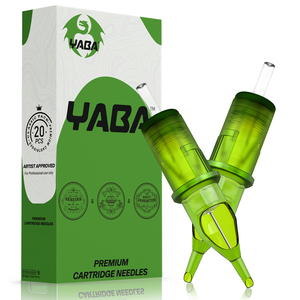 Aiguilles de tatouage jetables YABA OEM cartouches d'encre <span class=keywords><strong>vert</strong></span> clair de haute qualité en gros - Product Image 1